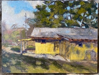 Seward_Calico Sunshine_9x12_$620